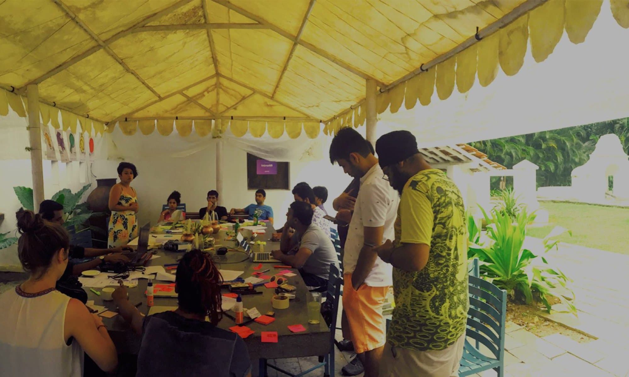ExCo travelers gathered during an edition